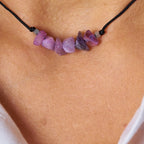 Collar Piedra de nacimiento Febrero | Piedra natal de Febrero.