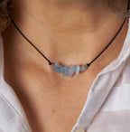 Collar piedra de nacimiento Marzo | Piedra natal de Marzo.