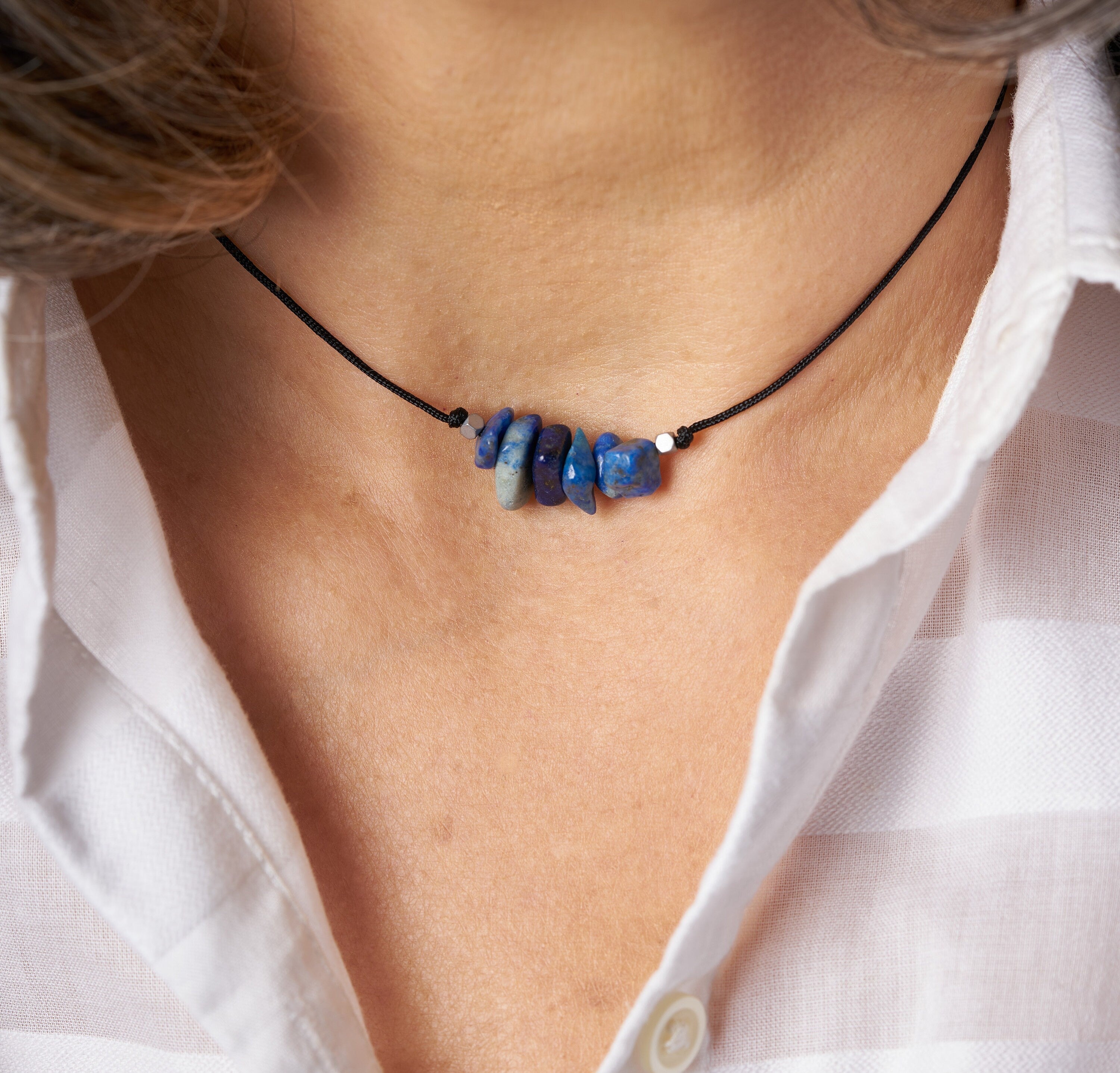 Collar piedra de nacimiento Septiembre | Piedra natal de Septiembre