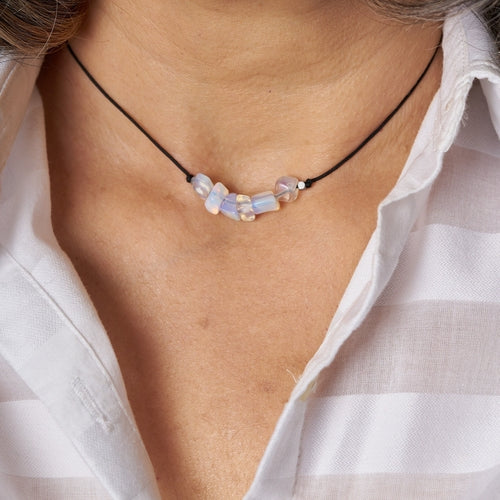 Collar piedra de nacimiento Octubre | Piedra natal de Octubre.