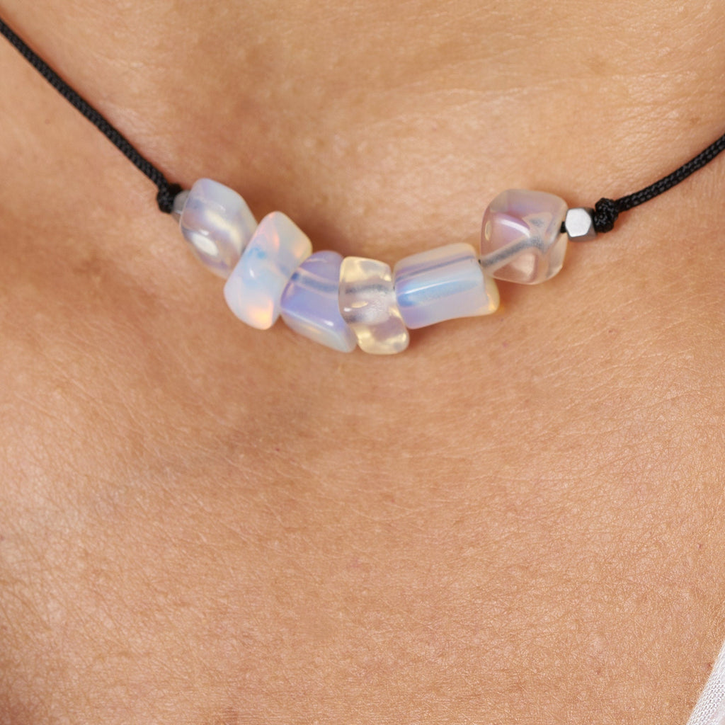 Collar piedra de nacimiento Octubre | Piedra natal de Octubre.