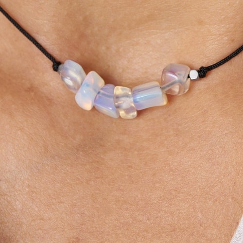 Collar piedra de nacimiento Octubre | Piedra natal de Octubre.