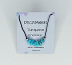 Collar piedra de nacimiento Diciembre | Piedra natal de Diciembre.