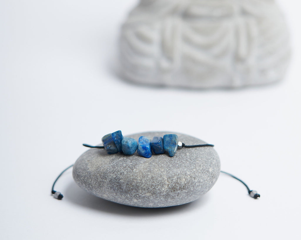 Pulsera piedras de Lapislázuli | Piedra natural.