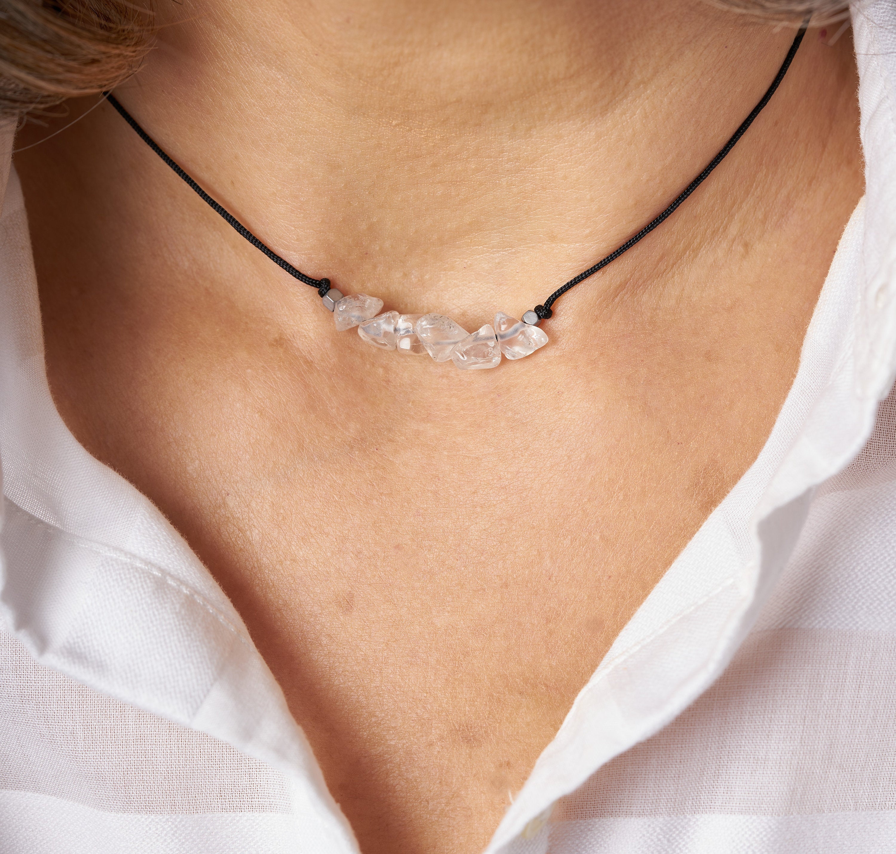 Collar piedra de nacimiento Abril | Piedra natal de Abril.