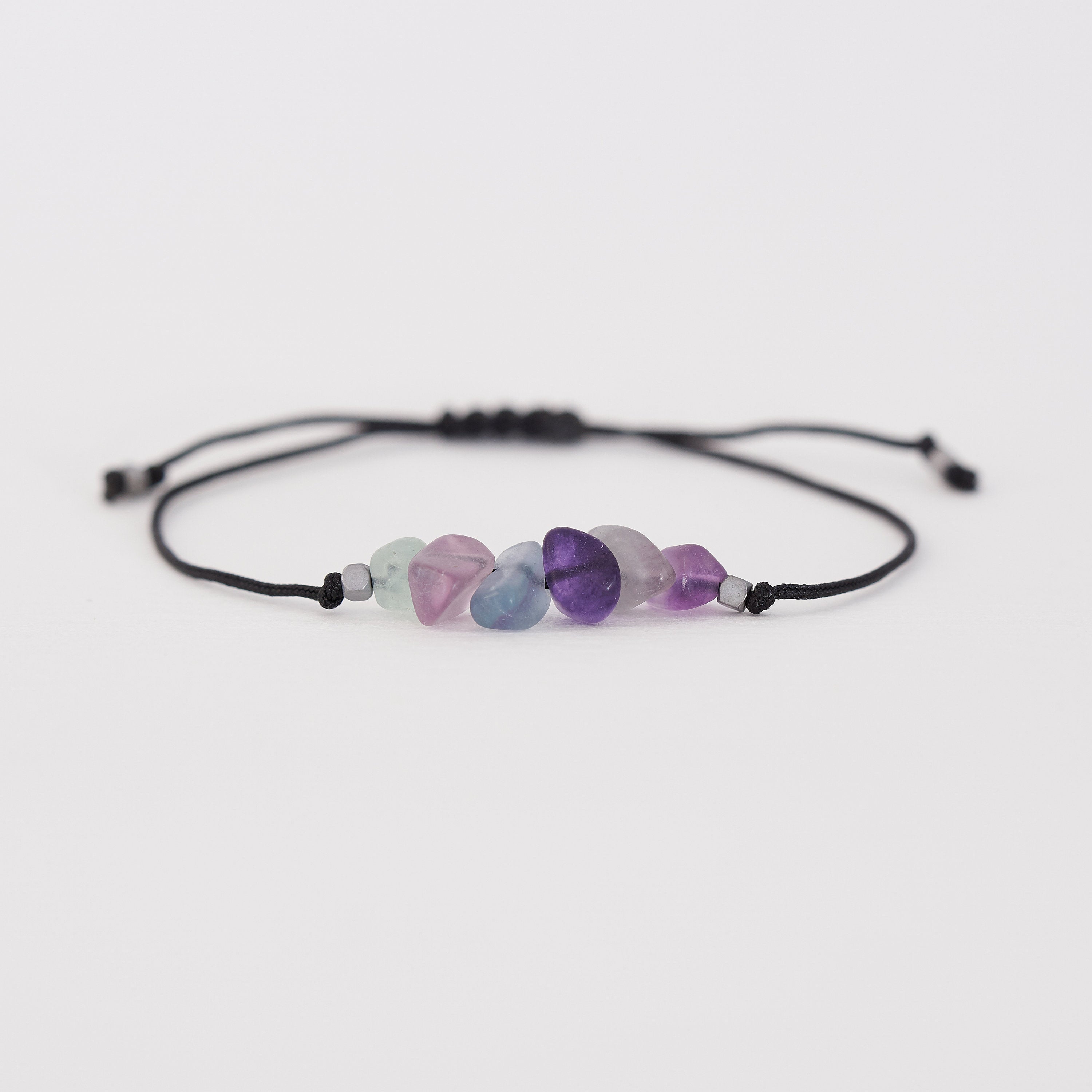 Pulsera piedras de Fluorita Arcoíris | Piedra Natural