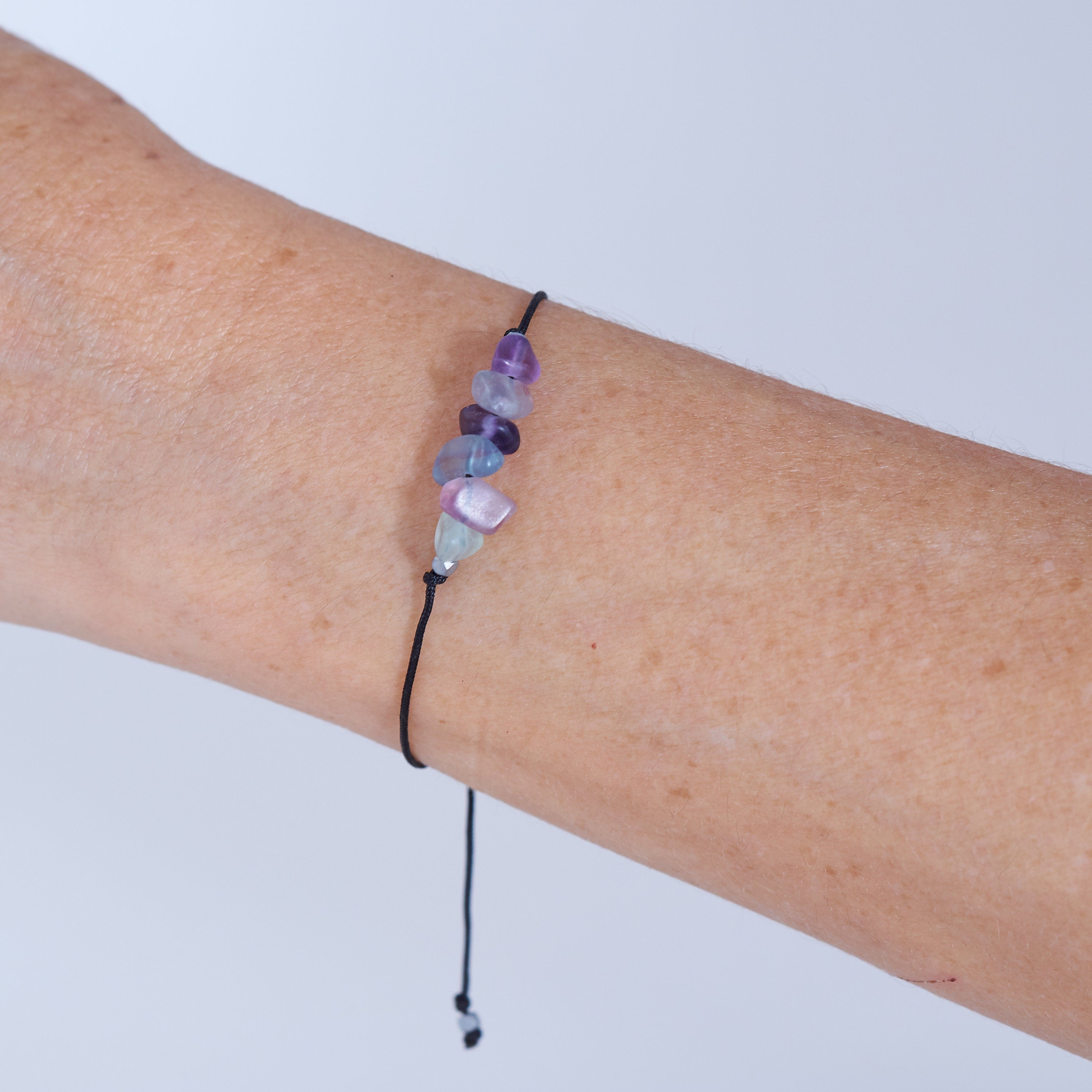 Pulsera piedras de Fluorita Arcoíris | Piedra Natural