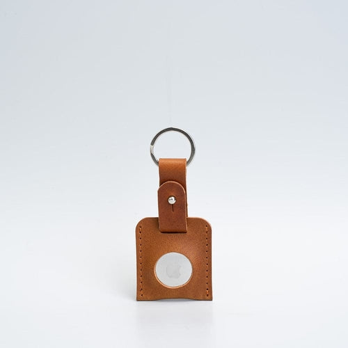 Leather AirTag Keyring.