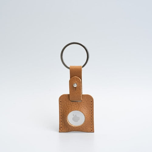 Leather AirTag Keyring.
