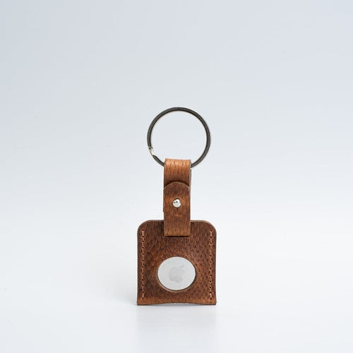 Leather AirTag Keyring.