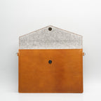 Leather Bag for iPad with adjustable strap