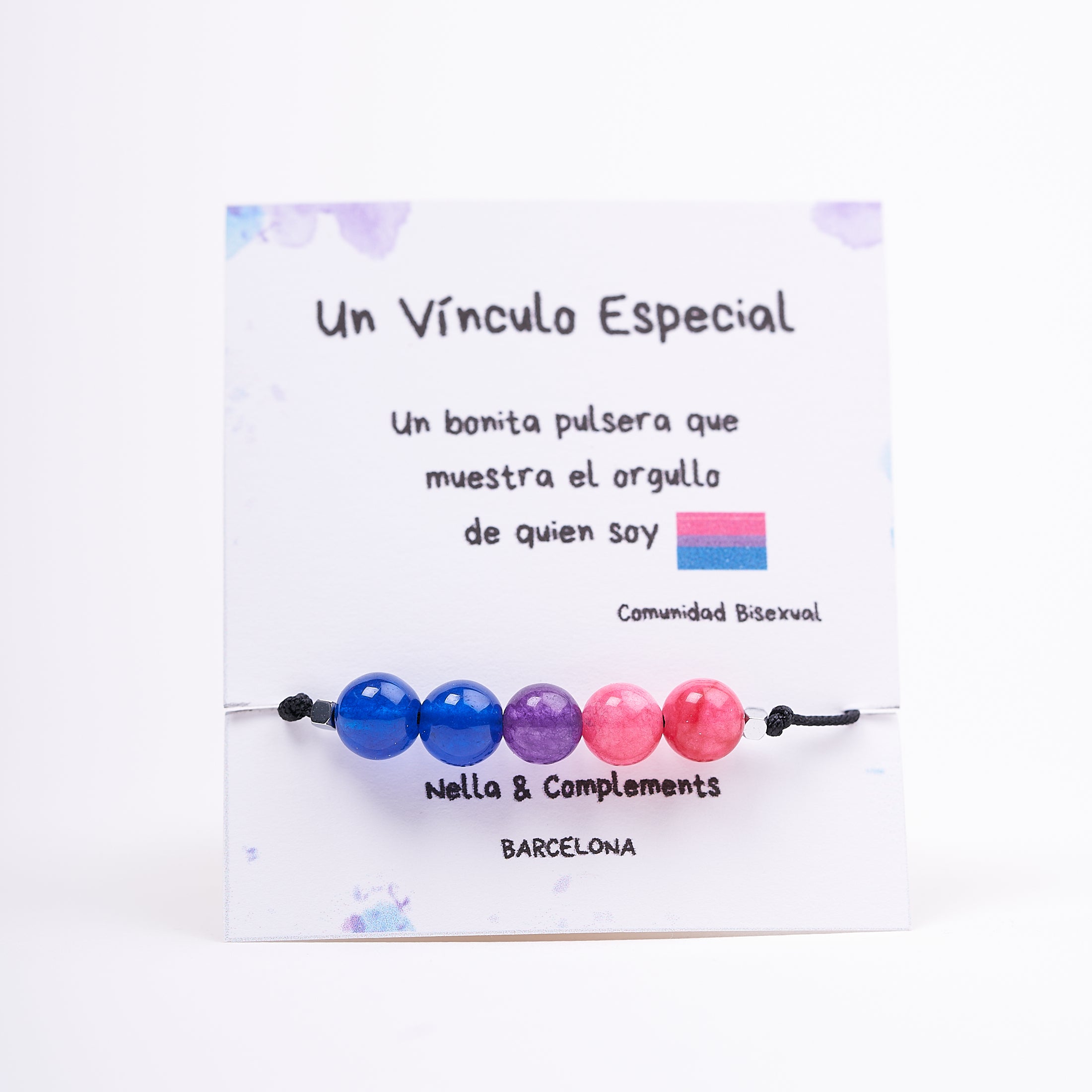 Pulsera orgullo bisexual | Colores Bisexual.