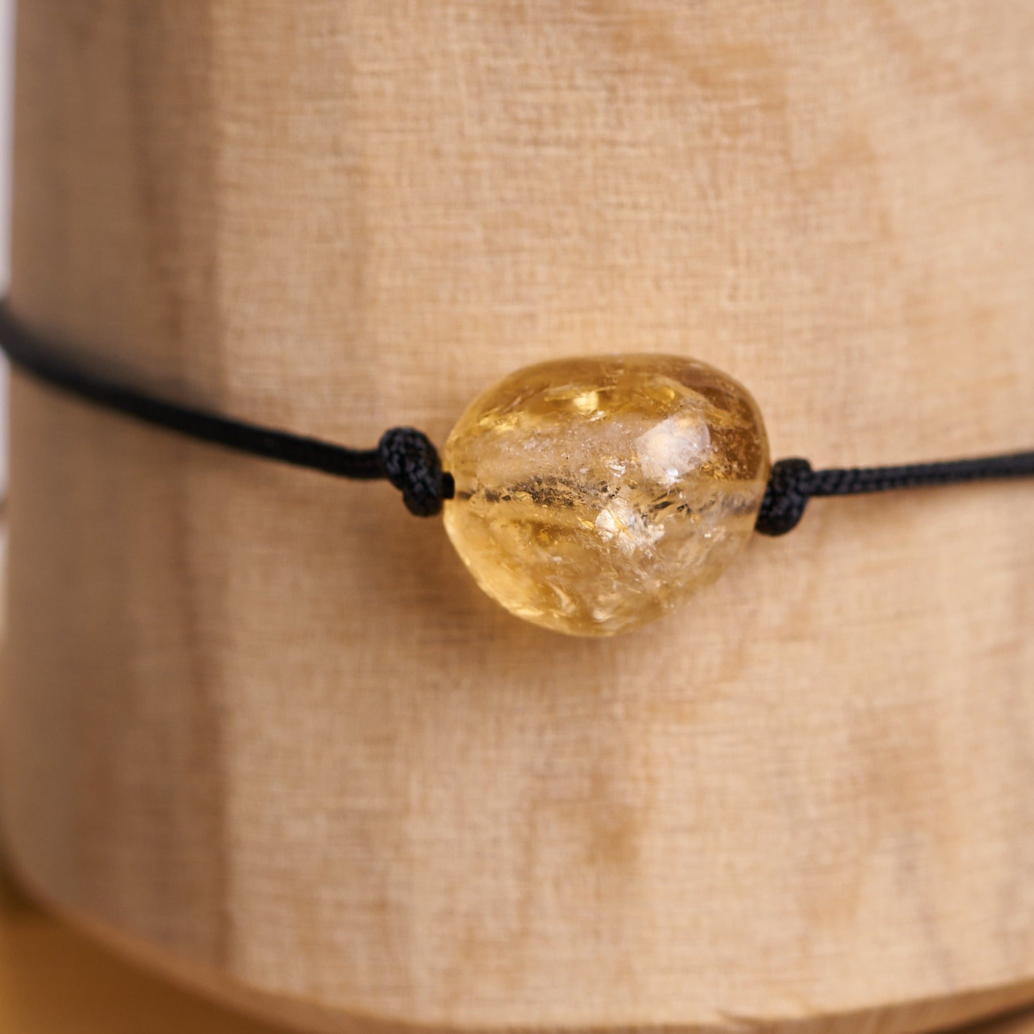 Pulsera piedra de Citrino | Piedra en Solitario
