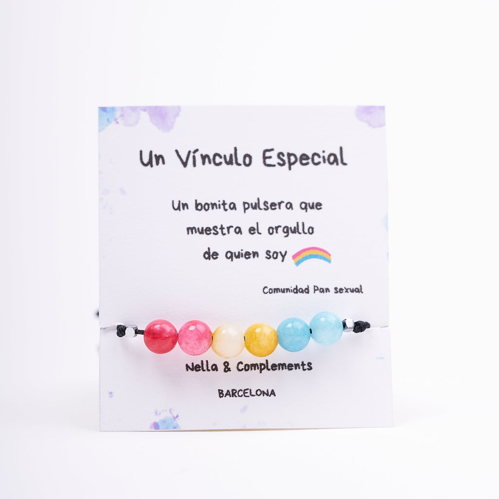 Pulsera orgullo Pan Sexual | Colores Asexual.