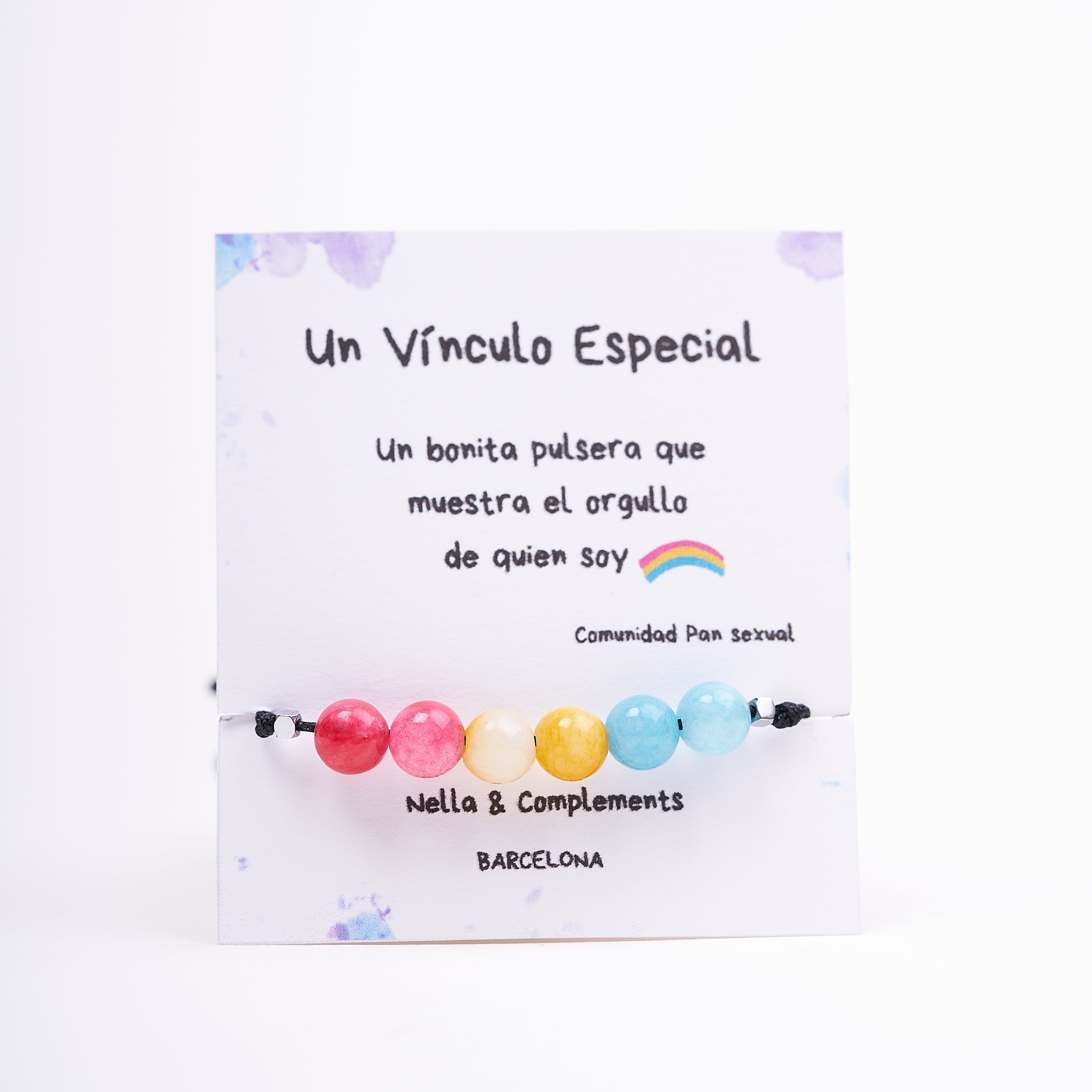 Pulsera orgullo Pan Sexual | Colores Asexual.
