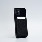 Leather wallet with MagSafe - Diamonds.